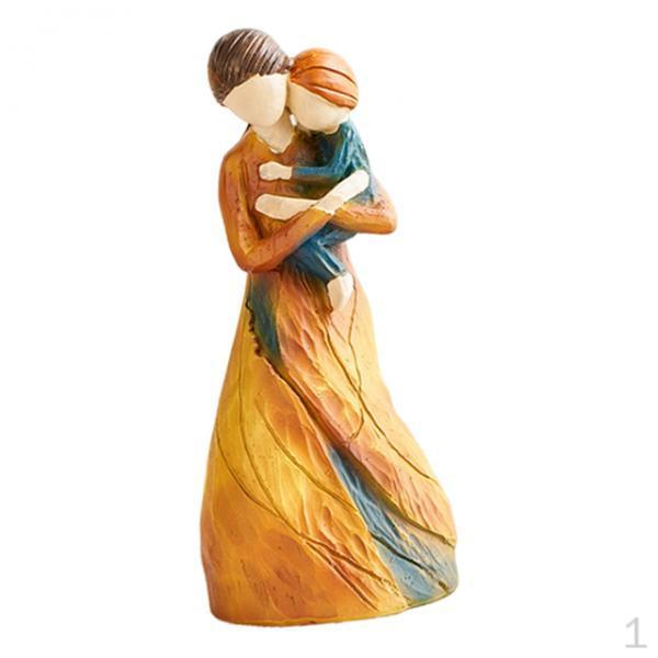 Angel Statue Figurine Art Crafts Collection Desktop Ornament Resin Sculpture for Office