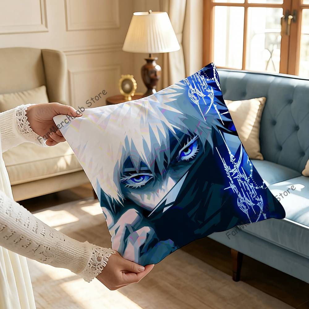 SSatoru GGojo Anime Pillow Case Ultra Soft Skin Friendly Fabric Cloud Like Comfort  Concealed Zipper