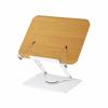 Desktop Reading Stand with Wooden Board Rotating for Desk, Office, Professionals