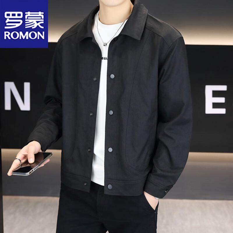 Romon Men s Spring/Autumn Business Casual Lapel Jacket L