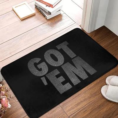 Got Em" Front Door Mat - Non-Slip Indoor/Outdoor Rug for Entrance, Living Room, Kitchen & Bathroom - Funny Home Decor Floor Mat