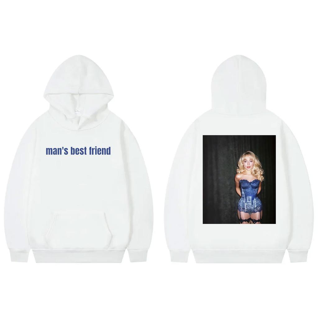 Sabrina Carpenter Man's Best Friend Hoodie High Quality Fashion Oversized Pullovers Unisex Casual Fleece Hooded Sweatshirts
