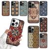 Persian Carpet Floral Pattern Mobile Phone Cases Cover For iPhone 17 Air 16 15 14 12 13 11 Pro MAX Apple Plus Coque