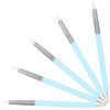 5pcs Silicone Clay Sculpture Pen Ball Styluses Nail Art Dotting Tool Pottery Brushes Pen