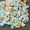 Polished White Uncut Opal Stone, Multi fire Opal, 7-15 MM Size Rough. Opal Rough Lot.