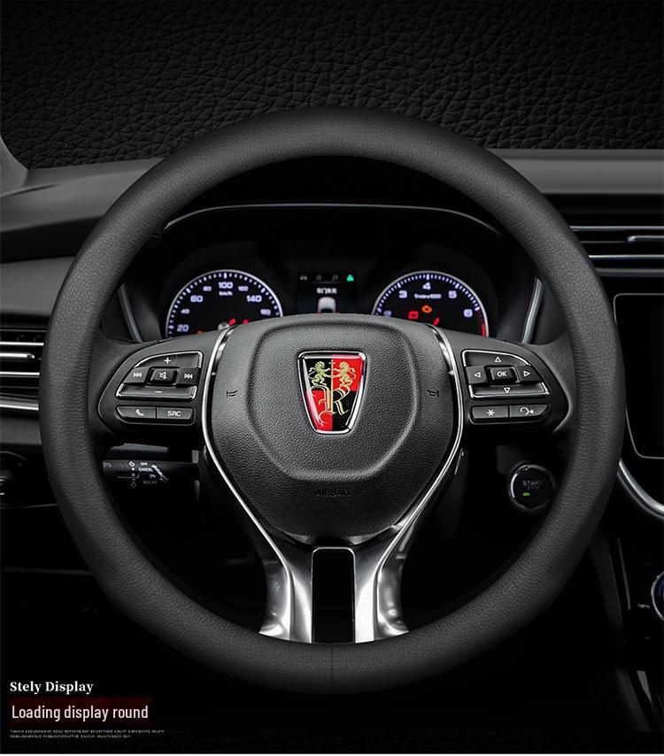 Roewe Steering Wheel Cover: Genuine Leather for RX5/I5/I6/RX8/RX3 ei5/ei6 350, New Energy Vehicles