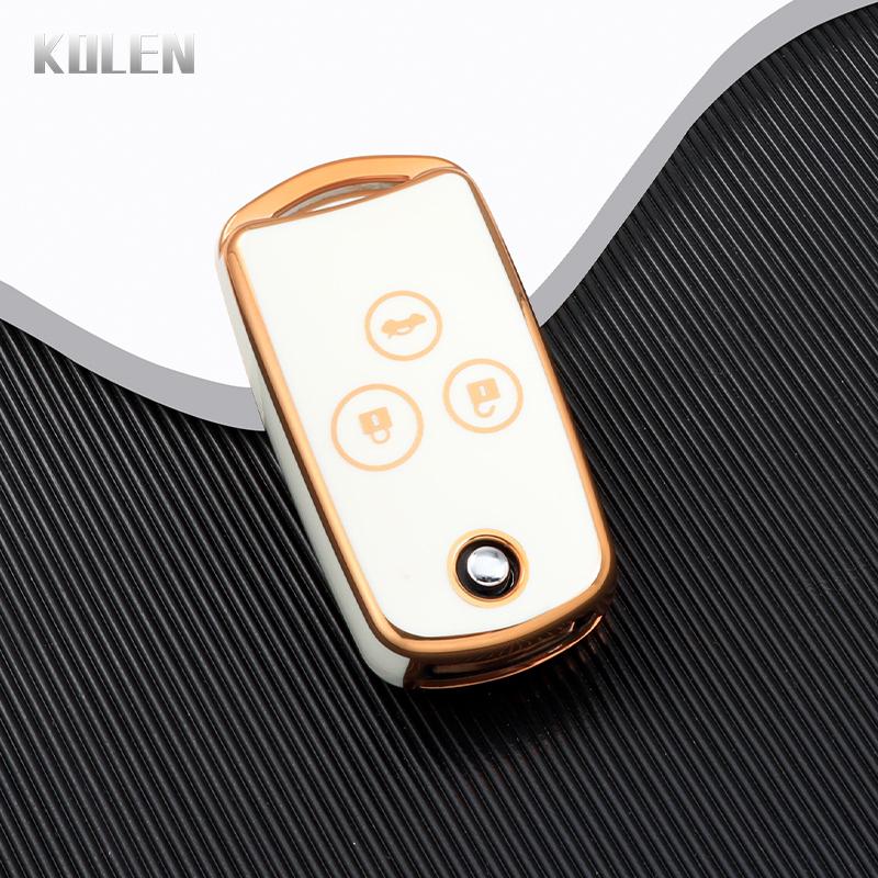 New TPU Car Flip Key Case Cover Shell For Honda Civic Fit Accord CRV HRV Jazz Odyssey For Acura TL TSX ZDX RSX CRZ 2 3 Buttons
