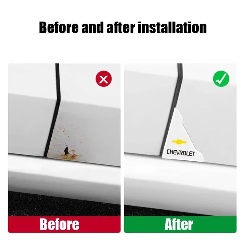 for Chevrolet Corvette MALIBU AVEO CAPTIVA CRUZE IMPALA Sail TRAX Car Door Corner Cover Bumper Anti-scratch Protector Sticker