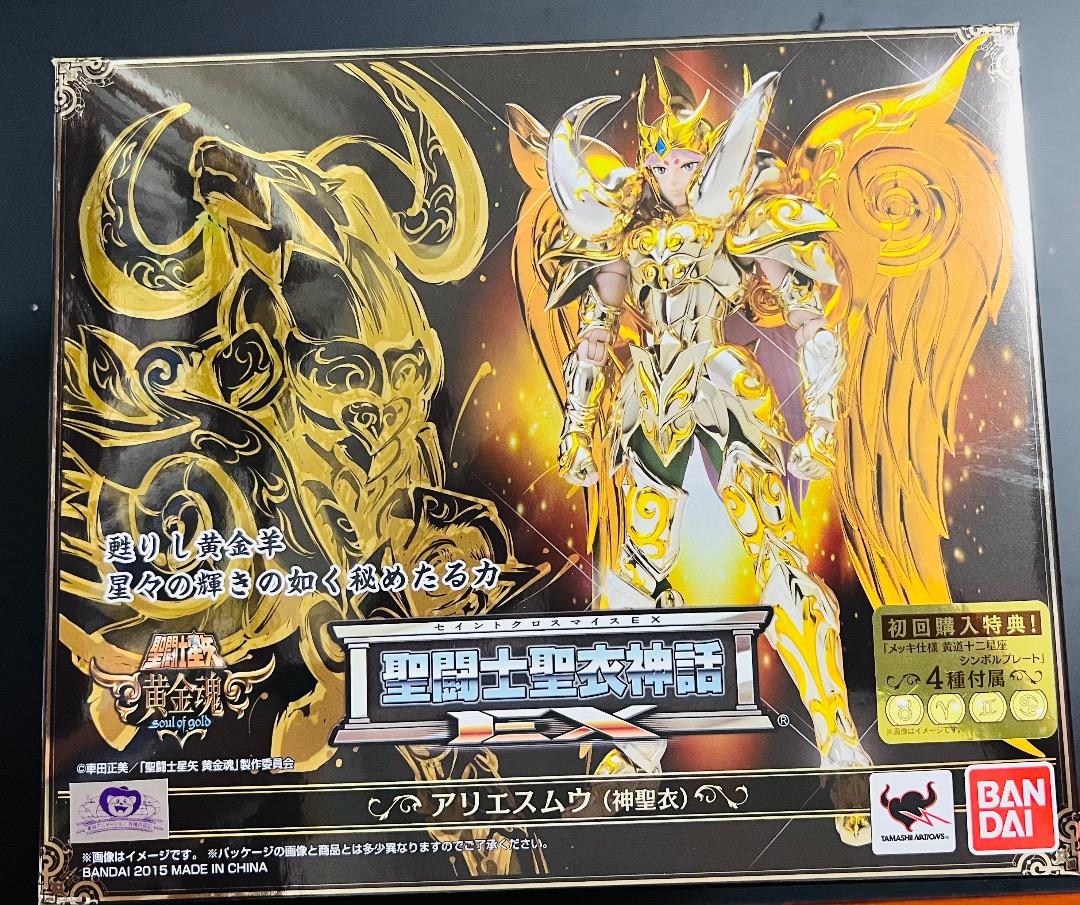 

[USED] Saint Seiya Saint Cloth Myth EX Aries Mu God Cloth with First Press Bonus