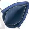 CHANEL Metal handle Bag Tote Bag Hand Bag polyamide Navy