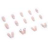 Artificial Nails Wearable Manicure Mature Ballet Manicure Nail Art Patch Mid-Length Three-Dimensional Highlights Diamond Heart