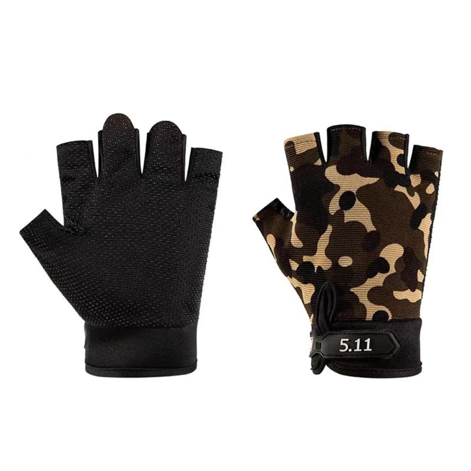 

Tactical Gloves for Men and Women Protective Riding Cycling Gloves Durable Breathable Non-Slip Full Finger Outdoor Sports Gloves One Size