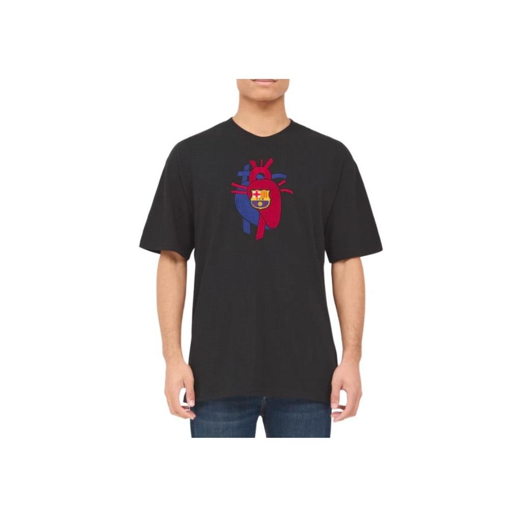 Nike FC Barcelona x Patta Max90 T-Shirt Black Men Tops FJ4208-010