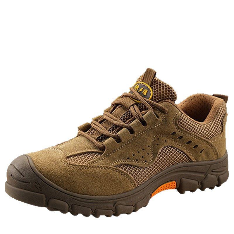 Lightweight, Wear-Resistant Safety Work Shoes - Anti-Smash & Puncture, Electrician-Approved Insulated, Stylish & Comfortable