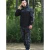 Winter Outdoor Men's Training Suit Tactical Camouflage Assault Plush Waterproof Adventure Skiing Jacket Travel Clothing Workwear