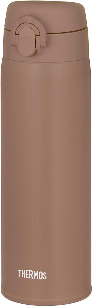 Thermos Water Vacuum Insulated Mobile Removable Spout for Easy Ultra Light and Compact Stainless Steel BW Bottle, Mug, 500ml, Brown, Cleaning, Type,