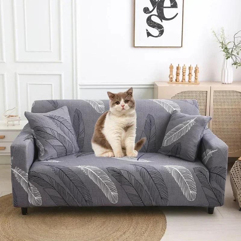 Printed Sofa Cover Stretch Couch Cover Sofa Slipcovers for Couches and Loveseats Washable Furniture Protector for Pets Kids