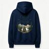 Unisex Collect Moments Not Things Hiker Mountain Lake Sunset Graphic Hoodie Back Print Sweatshirt Outdoor Camping Casual Hooded