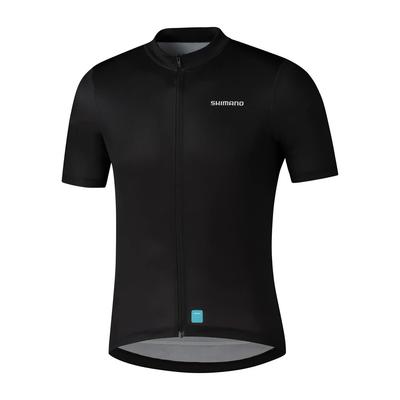 SHIMANO Cycling Jersey Element Jersey 2023 Model Black XS Recommended (European Size) Height 157-167cm