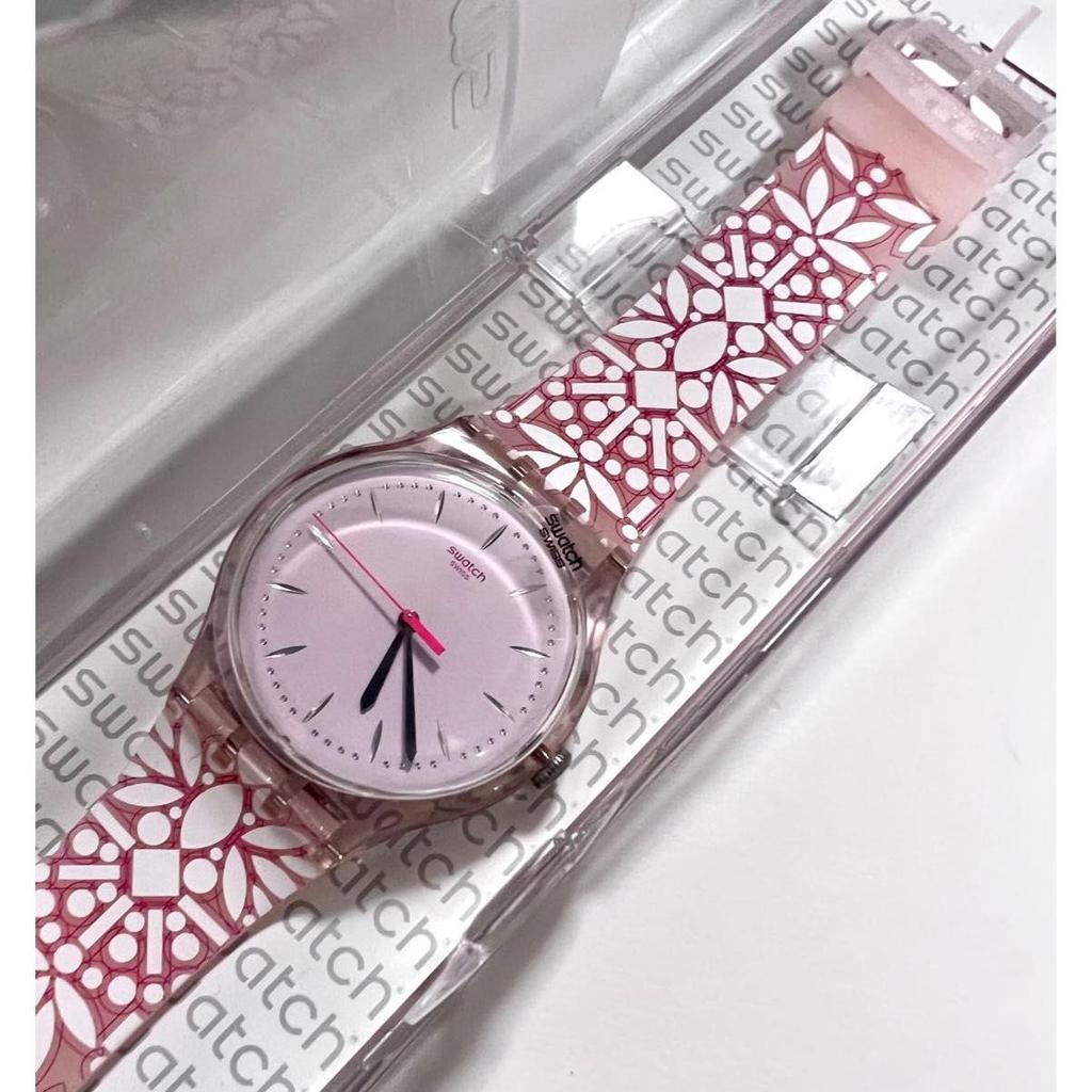 Used Relisting OK! ! [Popular Sold Out Model] SWATCH SUOP109 [Watch FLEURIE] Originals Fleurie