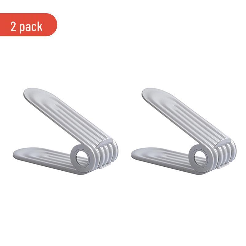 Adjustable Multi-Tier Shoe Rack: Space-Saving Foldable Shoe Storage Gadget