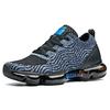 Anta Lightweight Breathable Comfortable Low-Top Running Shoes Men Sneakers Black Blue 91835507-3