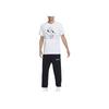 Nike LeBron Rundhals Baumwolle Bequemes Kurzarm T-Shirt Herren Tops Weiß HF6190-100