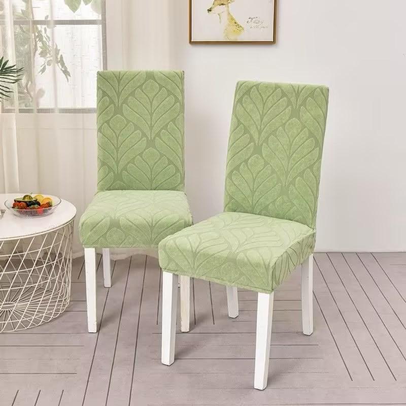 1/2/4/6pcs Jacquard Dining Room Chair Cover Stretch Seat Protector Universal Chair Slipcovers for Wedding Party housse de chaise