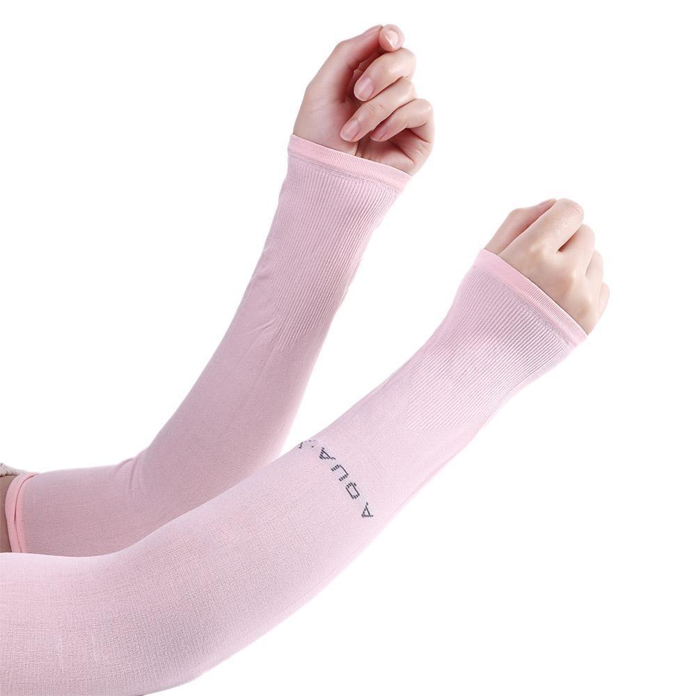 Sportswear Women Sunscreen Sleeves Ice  Arm Warmers Sun Protection Sleeves Women Arm Sleeves