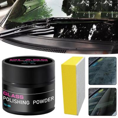 Glass Polishing Compound Powder Detergent Window Cleaner Windshield Scratch Glasses Powder Remover Polish Car Glass C7K5