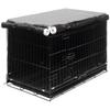 2025 Pet Dog Cage Suitable For Wire Cage Outdoor Dust Cover Black 63.5*48*50cm