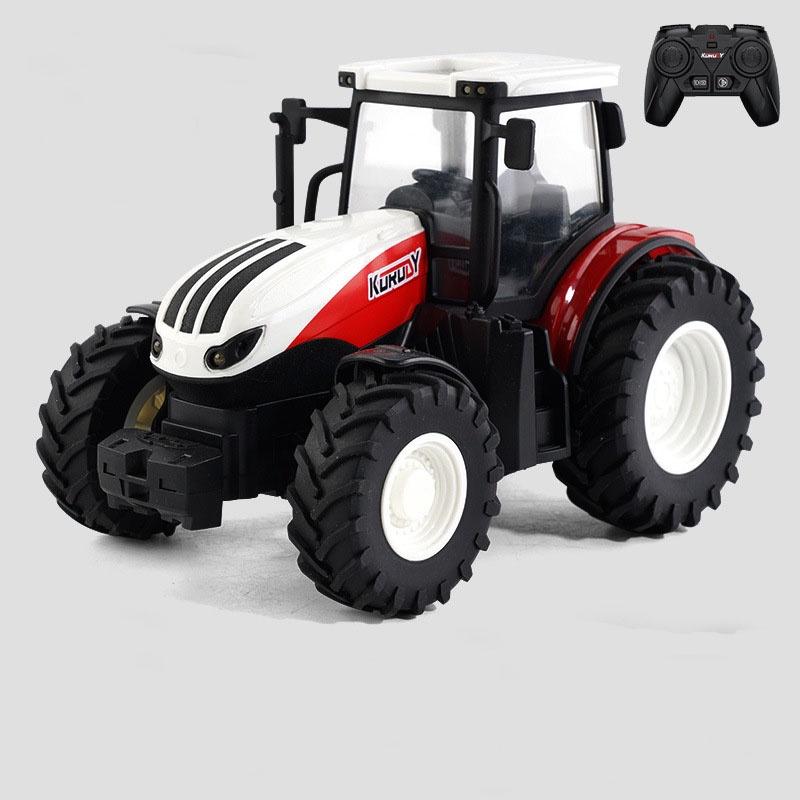2.4g Alloy Rc Farmer Engineering Tractor Toy For 4-6 Years Kids