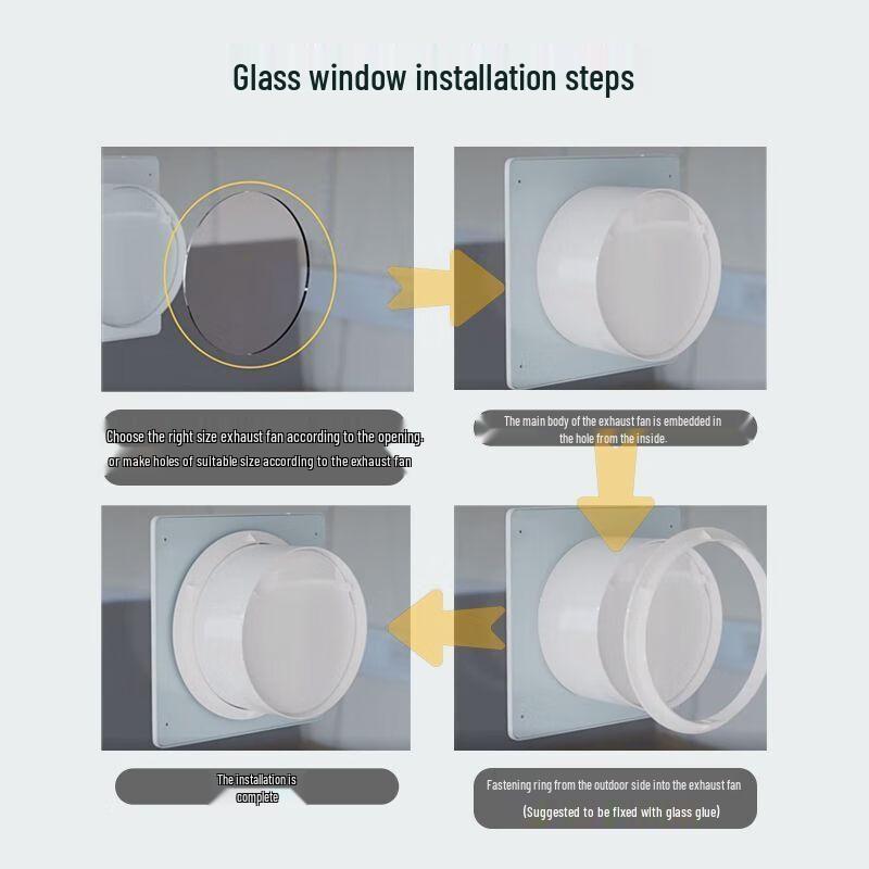 Shengbai Window-Mounted Kitchen Exhaust Fan