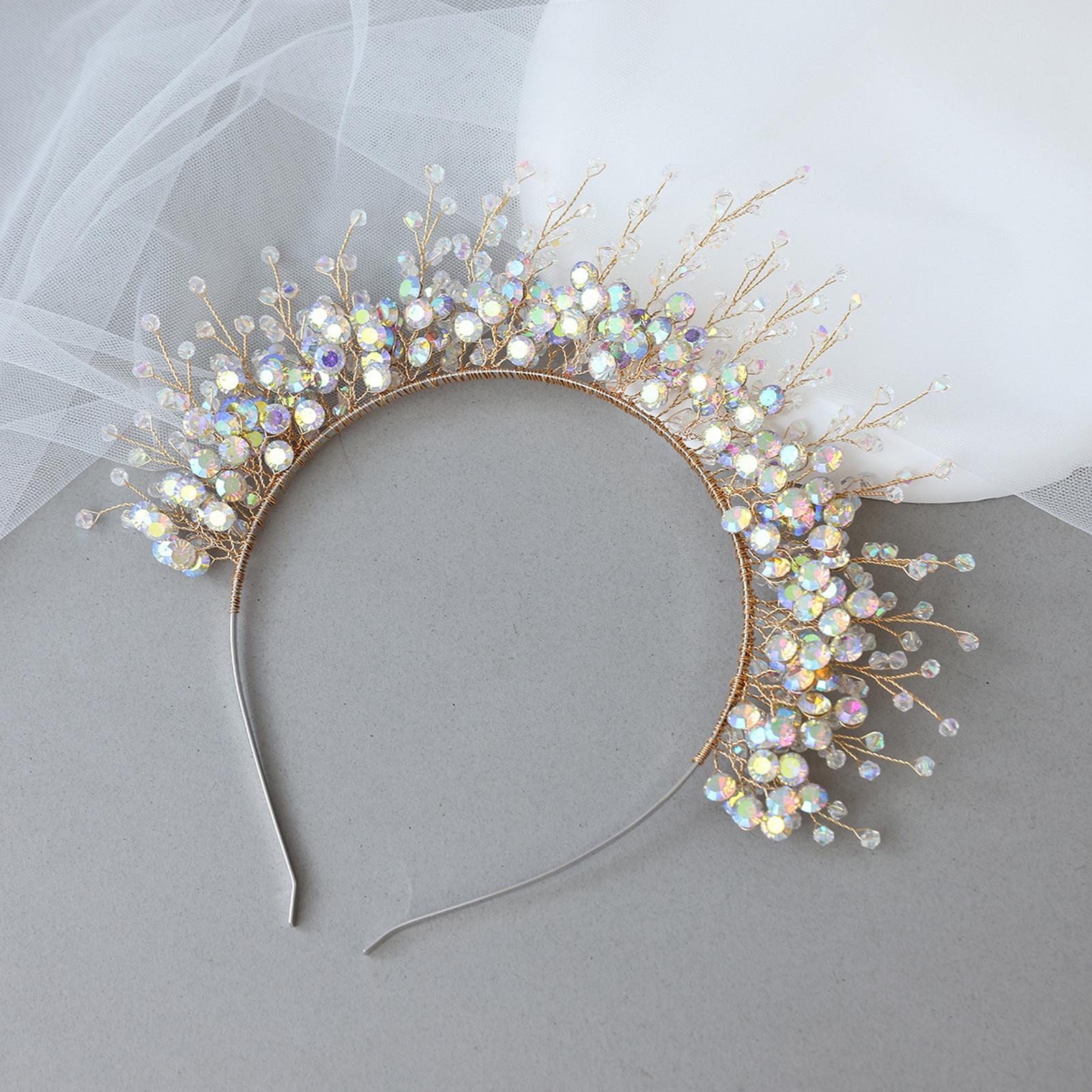 Fairy Crystal Beads Hair Bands Women Girls Headwear Women Rhinestone Hairband Hair Hoop Luxury Headpieces Hair Accessories