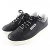 Pristine Low Cut Sneakers COCO Mark Logo String Leather Black 36 G34085 Used