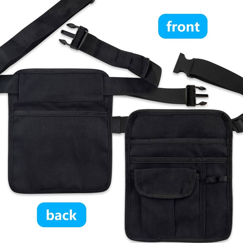 Durable Restaurant Bar Cafes Waiter Apron Bag Server Apron Waist Bag Money Pouch
