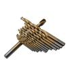 2025 New 2025 New 99PCS/Set Twist Drill High Speed Steel Titanium-plated Twist Drill Steel Plate Drill Mixed  Plastic Boxes