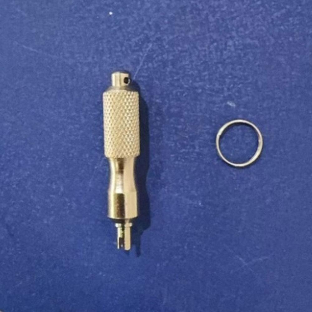 Compact Stainless Steel Valve Core Wrench for Car EV Tire Repairs