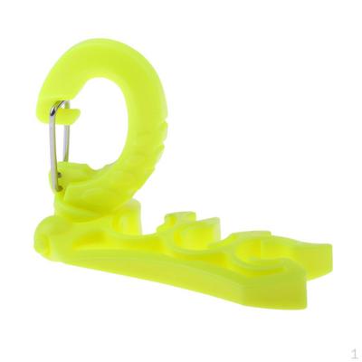 3-Hose Dive Triple Regulator Support Retainer, Folds And Twists Clip