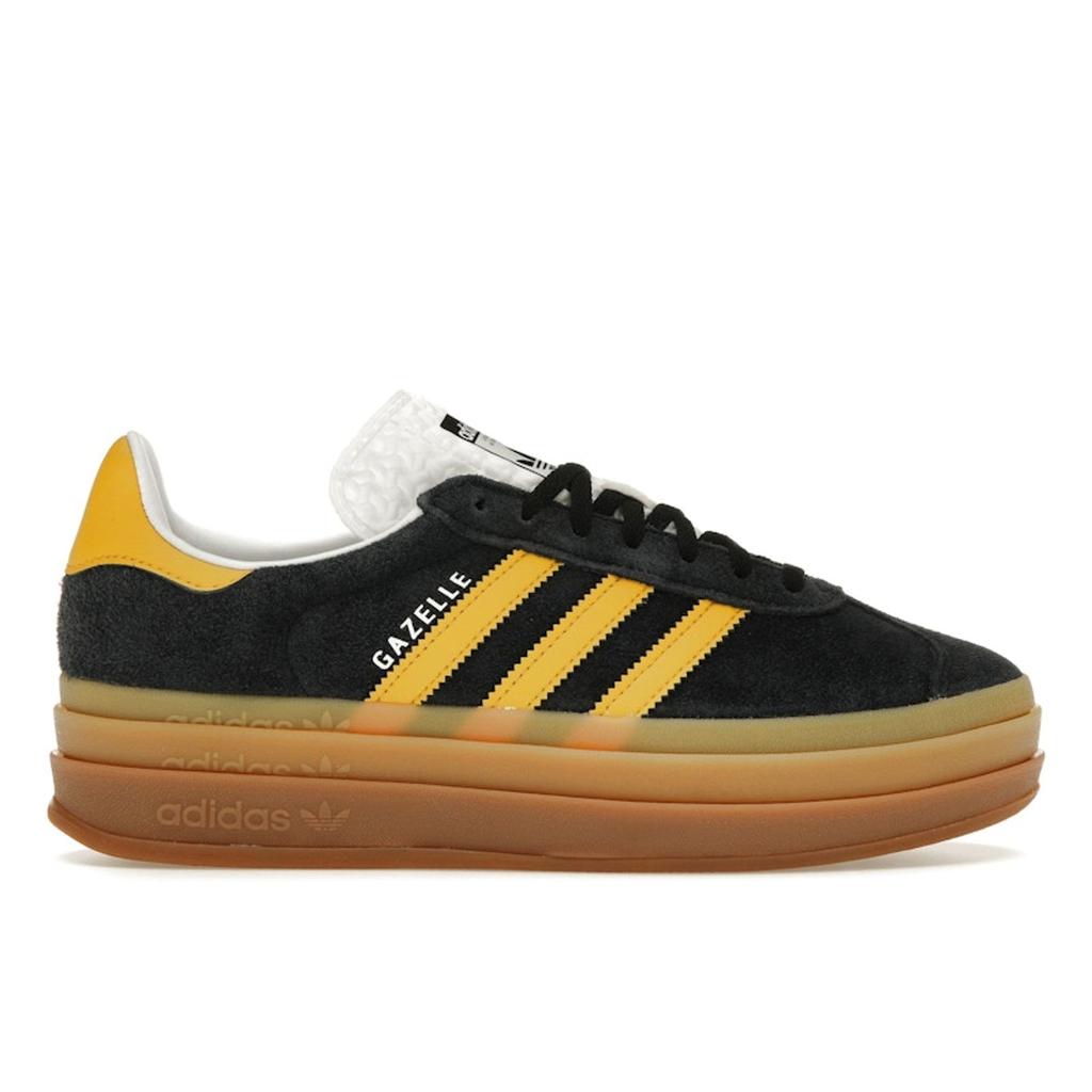 Adidas Gazelle Bold Black Bold Gold Women Sneakers Core-Black Cloud-White IE0422