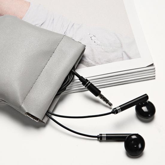 Storage Bag Lightweight Fake Leather Makeup Pouch Durable Stylish Portable Storage Bag for Home Travel