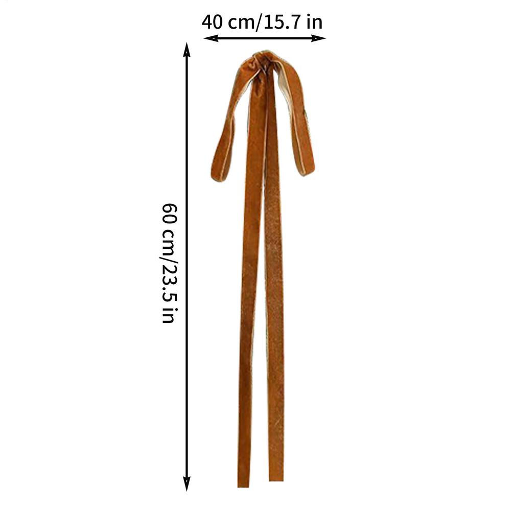 Christmas Trees Bows 6Pcs Christmas Decorative Wrapping Pull Bows For Christmas Tree Decoration Front Doors Outdoor Activities