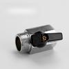 Mini Ball Valve with Internal and External Thread, All Copper Electroplated Double Internal Thread Double External Thread Water