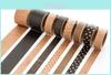 Élégant lot de 8 pièces Ruban Papier Kraft Motif Masquant Carnet de Voyage Vintage Loisirs Créatifs Idéal Pour Scrapbooking