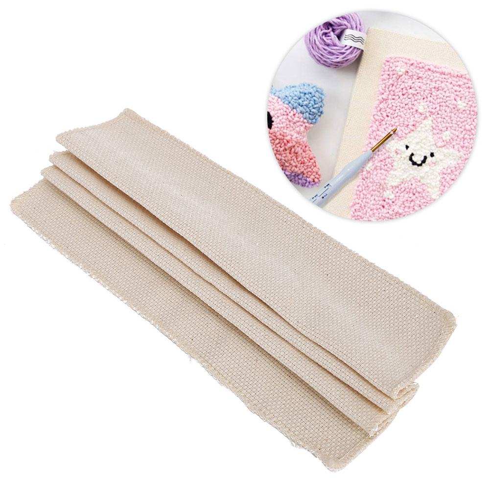 6Pcs Coarse Wool Embroidery Cloth Needle Felting Fabric DIY Materials Knitting Accessories36x36cm