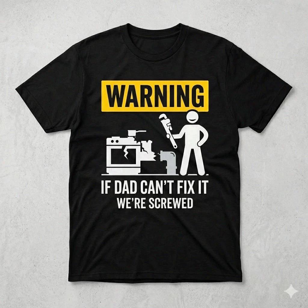 Garage Therapy Session Funny Mechanic Dad Humor T-Shirt L