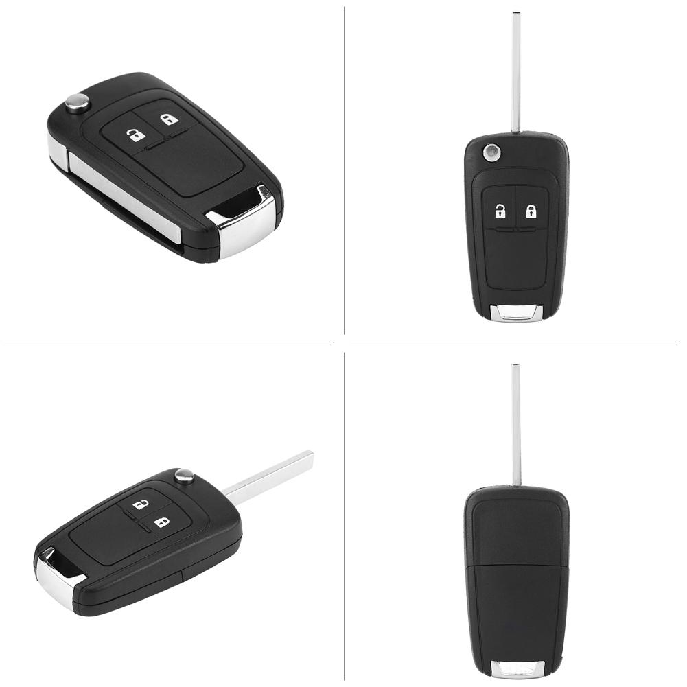 Flip Folding Remote 2 Buttons Car Key Fob Shell Case For Vauxhall Opel Astra Insignia