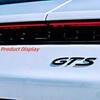1pcs Metal GTS Letter Sticker Car Rear Emblem Fender Side Rear Tail Trunk Badge Sticker Styling Accessories For 911 718 928 901