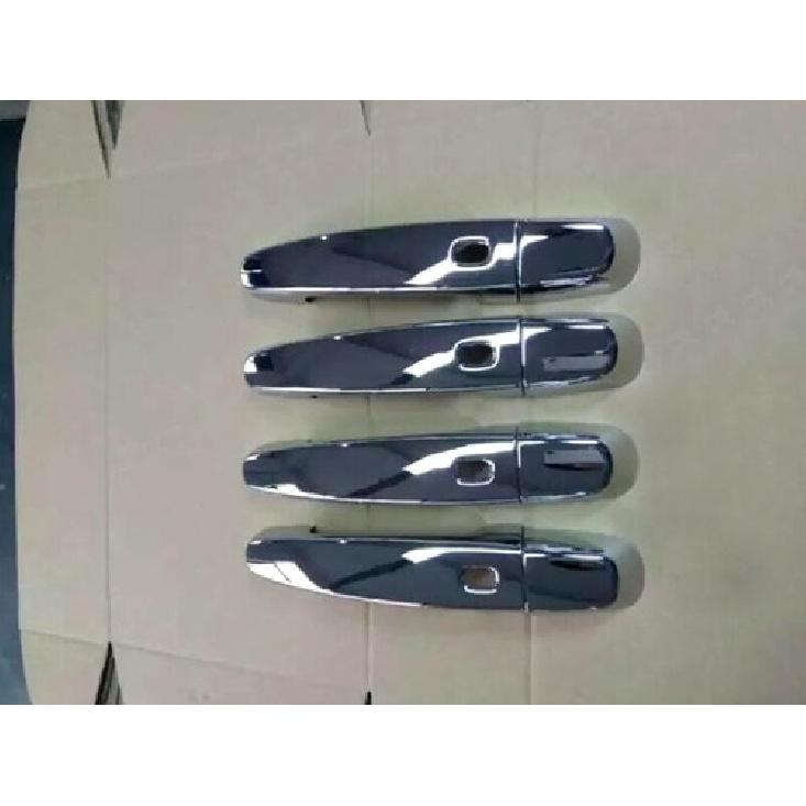 Chrome ABS Door Handle Cover w/Smart Key Hole For Chevrolet Traverse 2018-2023