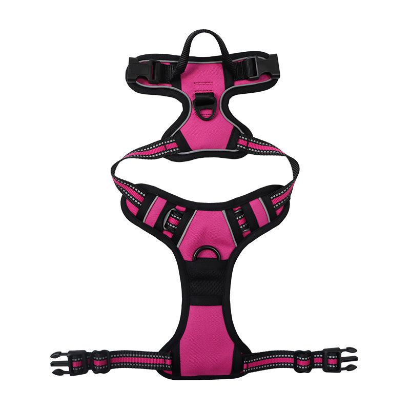 Reflective Harness for Medium & Large Dogs - Vest Style Dog Chest Harness.